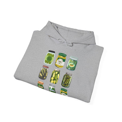 ✅ AU/NZ Farmer's Market Hoodie – Unisex Heavy Blend™ Sweatshirt with Pickle Design