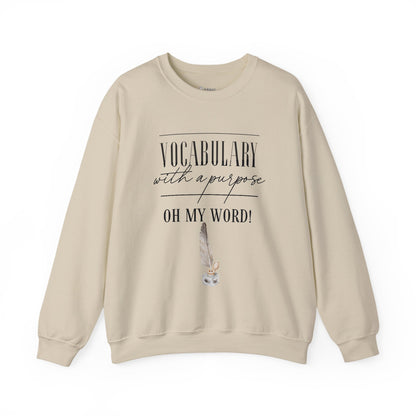 ✅ AU/NZ Vocabulary with a Purpose Crewneck Sweatshirt - Unisex WORD