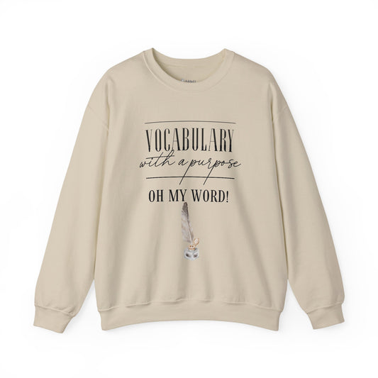 ✅ AU/NZ Vocabulary with a Purpose Crewneck Sweatshirt - Unisex WORD