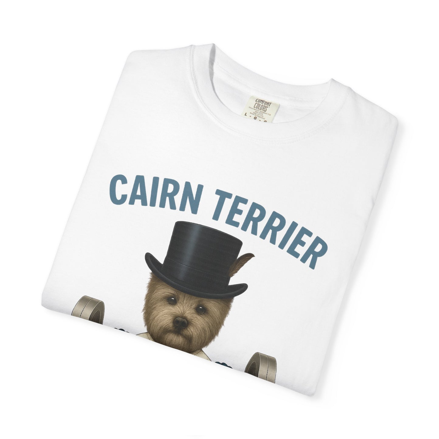 JABU GRIND - CAIRN TERRIER: A Fun, Dog-Loving Gym Tee for NZ & AU Humans JABU© • JustAboutBeingU®