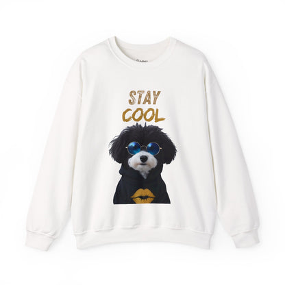 ✅ AU/NZ Stay Cool Dog Crewneck Sweatshirt - Unisex Heavy Blend™ Stay Cool