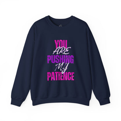 ✅ AU/NZ Patience Pushing Unisex Crewneck Sweatshirt, Antisocial Sweatshirt, Gift for Youself, Cozy Lounge Wear, Back Off Antisocial!