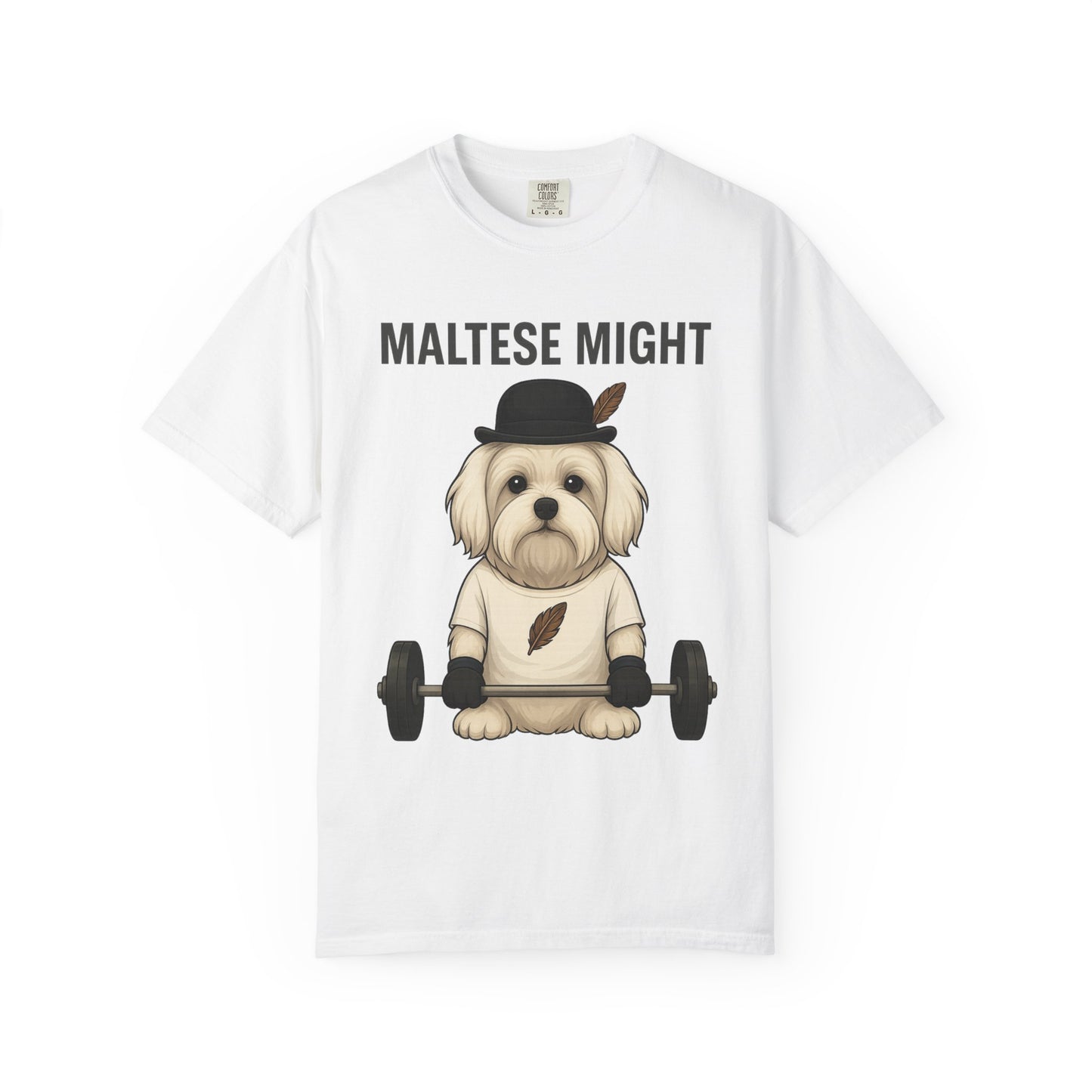 JABU GRIND - MALTESE: A Fun, Dog-Loving Gym Tee for NZ & AU Humans JABU© • JustAboutBeingU®