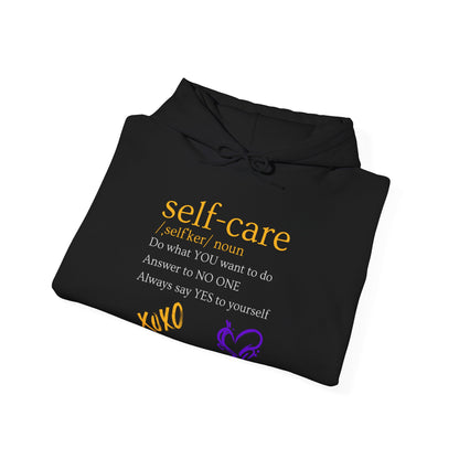 ✅ AU/NZ Self-Care Hoodie, Unisex Sweatshirt, Self-Love Apparel, Mindfulness Gift, Cozy Relaxation Wear