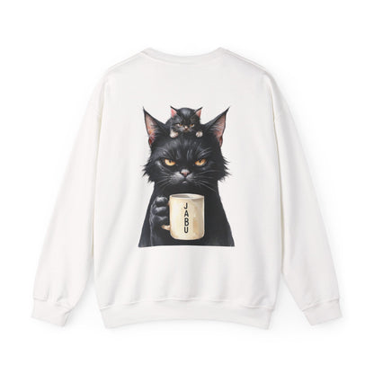 ✅ AU/NZ Cat Lover's Cozy Crewneck Sweatshirt - 'Holidays at Home' Design CATS