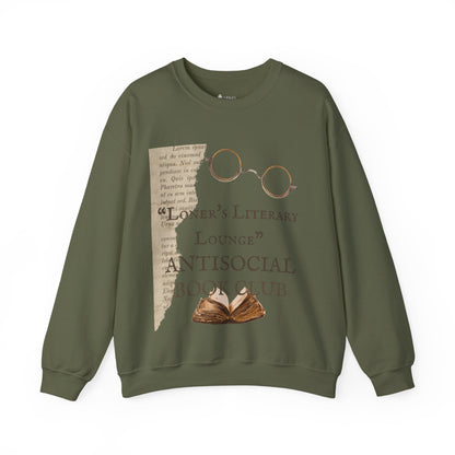 ✅ AU/NZ Literary Lounge Sweatshirt - Antisocial Book Club Style