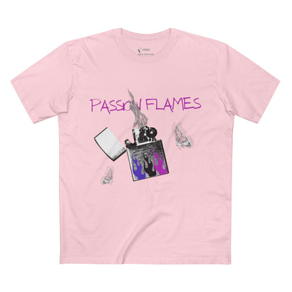 ✅ AU/NZPassion Flames Adult Tee | Graphic T-Shirt for Trendy Outfits | Unisex Casual Wear | Unique Gift for Music Lovers | Ideal for Festivals