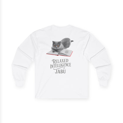 ✅ AU/NZ- Cat-Intelligence, Cozy Cat Lover Long Sleeve Tee - Relaxed Intelligence, Funny Cat T-Shirt, Gift for Cat Owners, Pet Lovers Apparel, Unique Cat Gift
