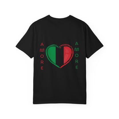 ✅ AU/NZ  Comfort Colours 1717, Italian Heritage Unisex T-Shirt - Amore Graphic Design Vespa