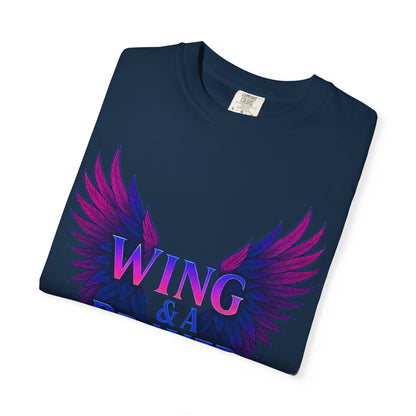 Wing and a Prayer Tee
Built for those who keep pushing, even when the odds aren’t in their favor. The bold neon wings carry that message of hope and drive — a look that’s all attitude, no limits.

JABU© • JustAboutBeingU®