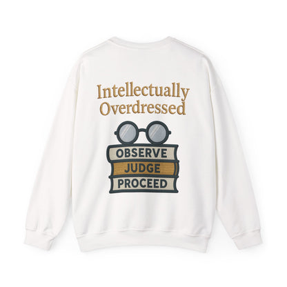 Intellectually Overdressed Sweatshirt
JABU© • JustAboutBeingU®