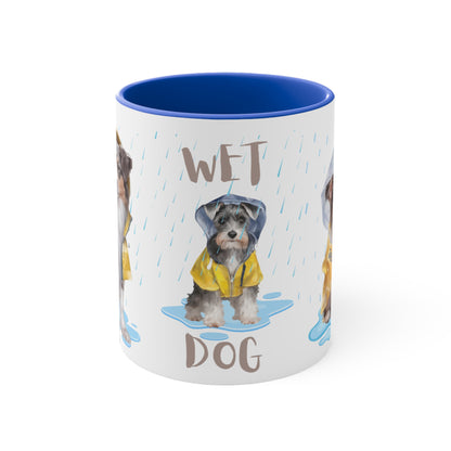 ✅ AU/NZ Colorful Dog-Themed Accent Mugs, Wet Dog Mug, Pet Owner Gift, Rainy Day Coffee Cup, Dog Lover's Mug, Cute Pet Accessories