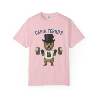 JABU GRIND - CAIRN TERRIER: A Fun, Dog-Loving Gym Tee for NZ & AU Humans JABU© • JustAboutBeingU®