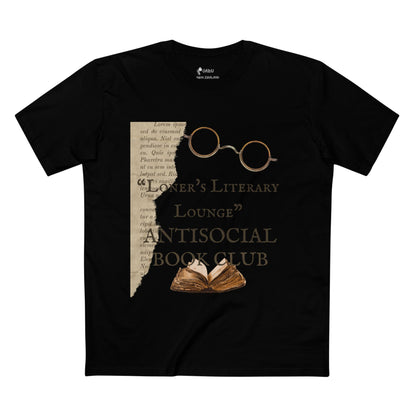 ✅ AU/NZ- As Colour 5001Adult Staple Tee, Literary Antisocial Club