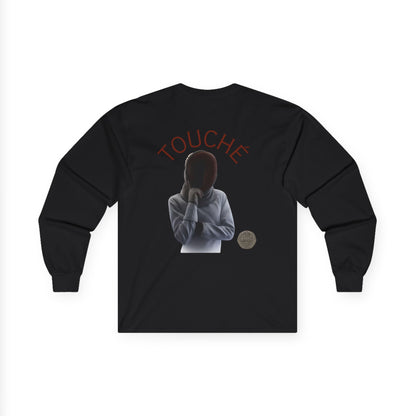 ✅ AU/NZ-En Garde/Touche, Chic Unisex Long Sleeve Tee with Artistic Design - Perfect for Casual Wear, Gift, Everyday Fashion, Art Lovers, Cozy Vibes