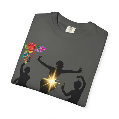 ✅ AU/NZ, Comforts Colours 1717, Thailand Floral Silhouette Unisex T-Shirt - Celebrate Culture & Dance, Made for Travel!