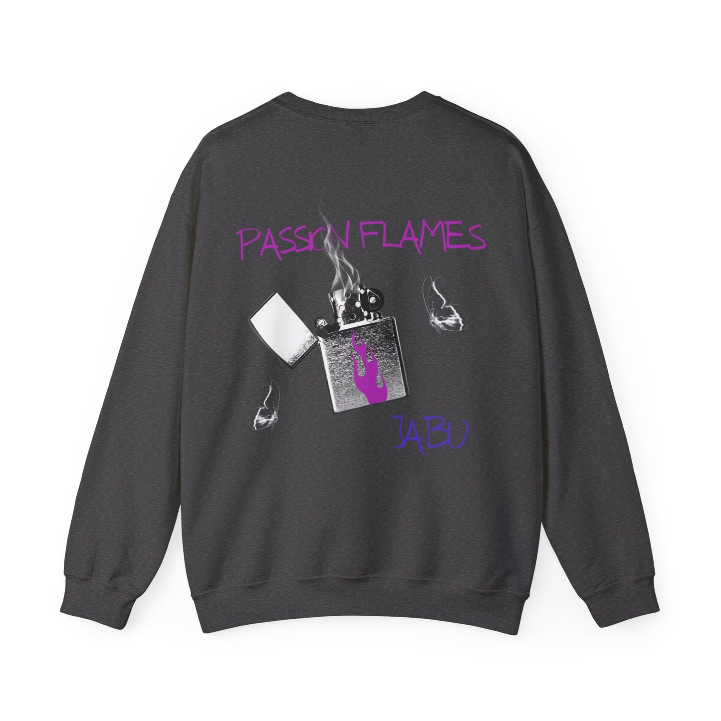 ✅  AU/NZ Passion Flames Graphic Crewneck Sweatshirt - Unisex Heavy Blend Passion