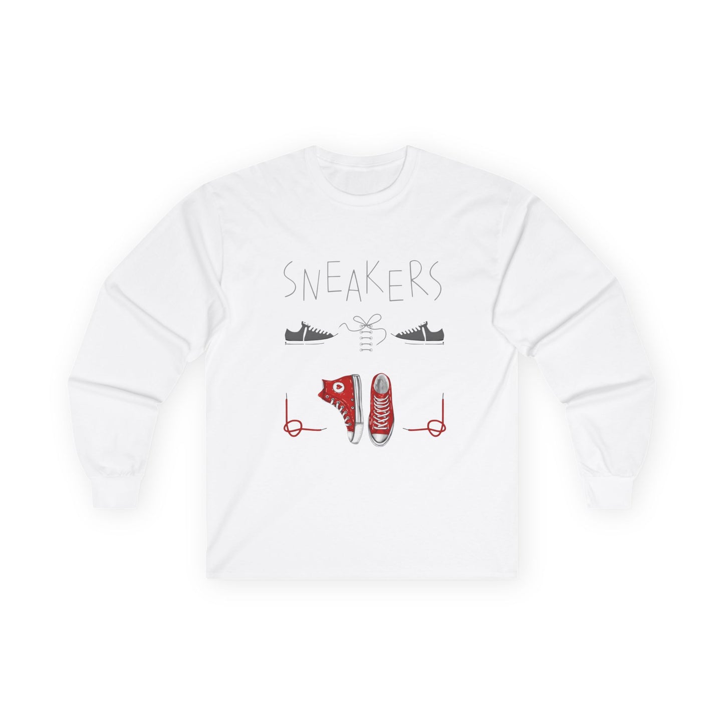 ✅ AU/NZ Sneaker Culture Long Sleeve Tee, Streetwear Apparel, Gift for Sneaker Lovers, Casual Fashion, Unisex Graphic Tee