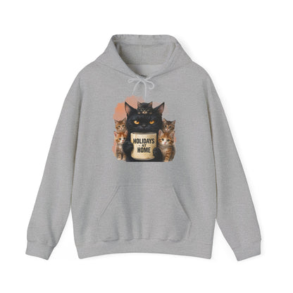 ✅ AU/NZ Unisex Heavy Blend™ Hooded Sweatshirt Cats Holidays
