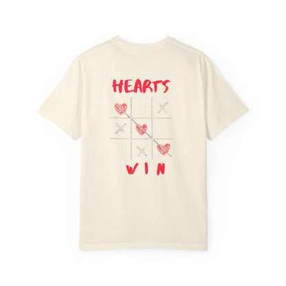 ✅ AU/NZ/Comfort Colours 1717, Unisex Love You Tic Tac Toe T-Shirt | Perfect for Valentine's Day & Casual Wear I LOVE YOU! Obviously!