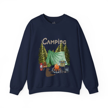 ✅ AU/NZ Cozy Camping Crewneck Sweatshirt - Nature-Inspired Design CAMPING! Back To Nature!