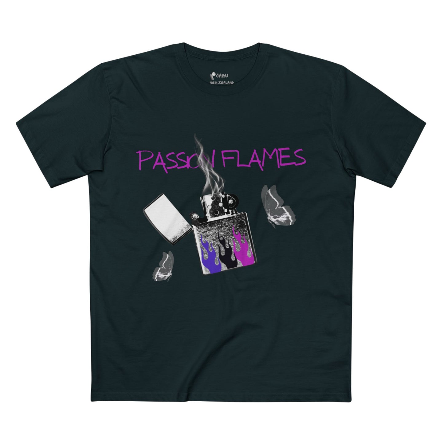 ✅ AU/NZPassion Flames Adult Tee | Graphic T-Shirt for Trendy Outfits | Unisex Casual Wear | Unique Gift for Music Lovers | Ideal for Festivals