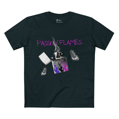 ✅ AU/NZPassion Flames Adult Tee | Graphic T-Shirt for Trendy Outfits | Unisex Casual Wear | Unique Gift for Music Lovers | Ideal for Festivals