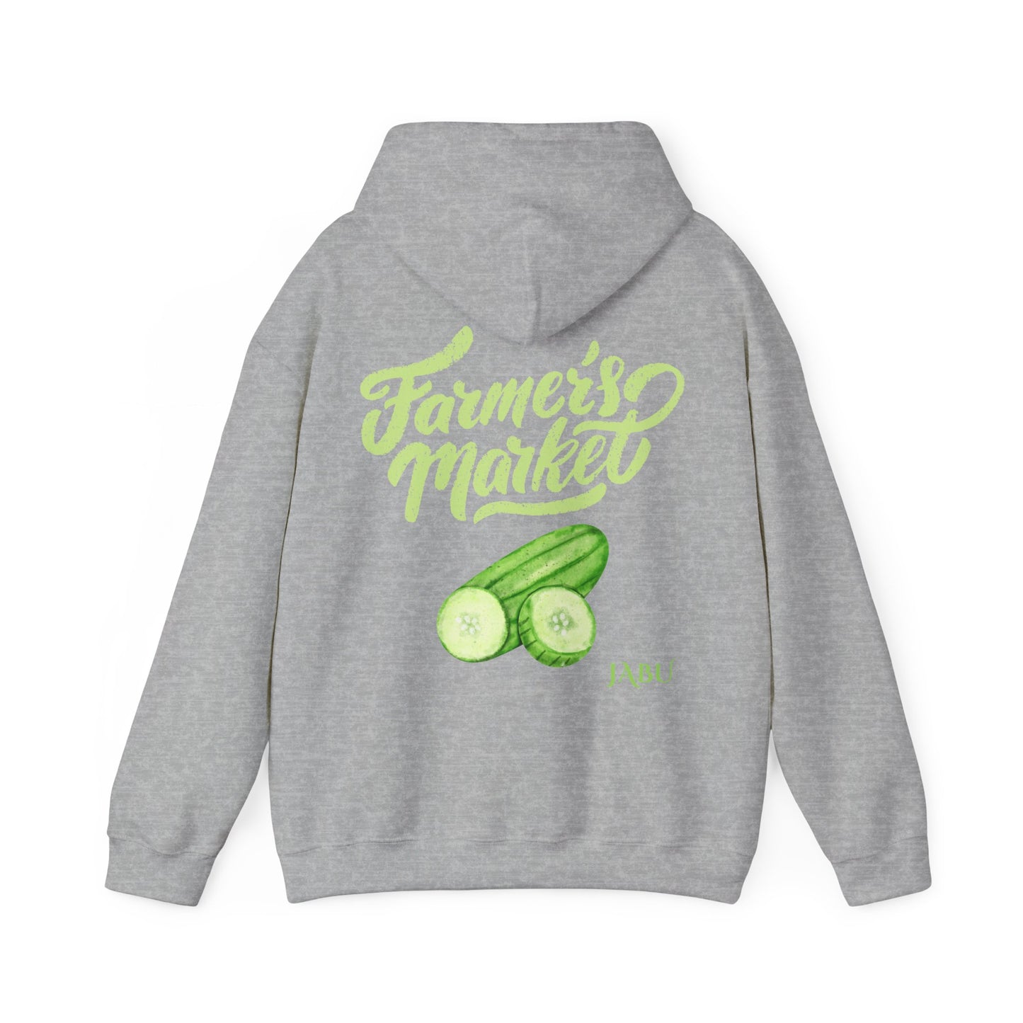✅ AU/NZ Farmer's Market Hoodie – Unisex Heavy Blend™ Sweatshirt with Pickle Design