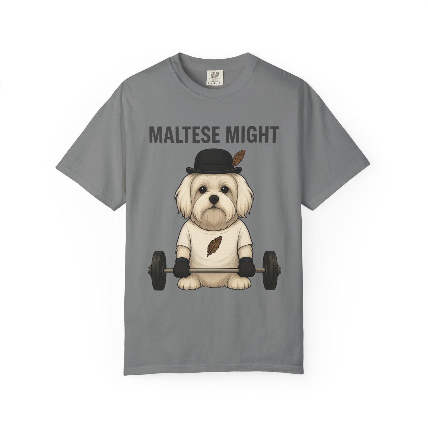JABU GRIND - MALTESE: A Fun, Dog-Loving Gym Tee for NZ & AU Humans JABU© • JustAboutBeingU®