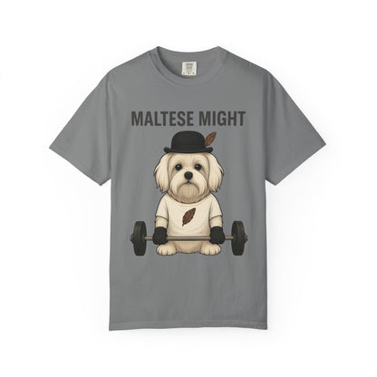 JABU GRIND - MALTESE: A Fun, Dog-Loving Gym Tee for NZ & AU Humans JABU© • JustAboutBeingU®