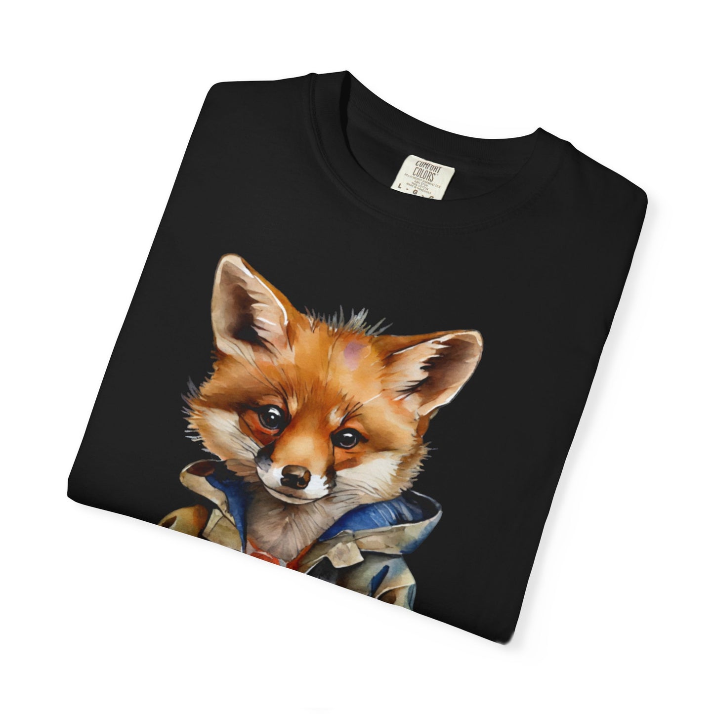 ✅  AU/NZ Clever Fox Unisex Garment-Dyed T-Shirt - Fun Animal Graphic Tee for Creative Souls