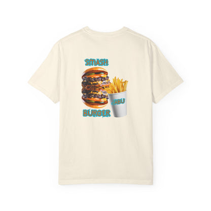 ✅ AU/NZ/Comfort Colours 1717, Smash Burger Unisex Garment-Dyed T-Shirt - Fun Foodie Graphic Tee- SMASHBURGER!