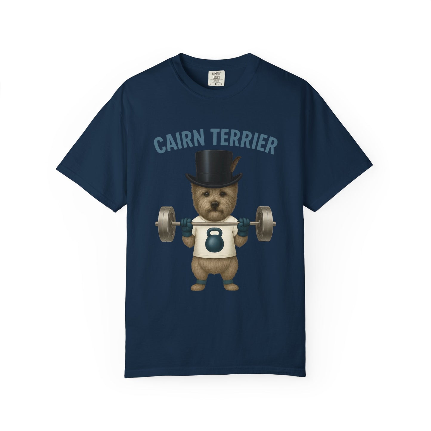 JABU GRIND - CAIRN TERRIER: A Fun, Dog-Loving Gym Tee for NZ & AU Humans JABU© • JustAboutBeingU®