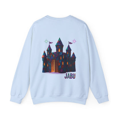 ✅ AU/NZ Magical Crystal Castle Crewneck Sweatshirt, Cozy Unisex Sweater, Crystal Themed Gift, Fun Layering Piece, Perfect for Fall & Winter