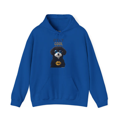 ✅ AU/NZ Stay Cool Dog Hoodie, Unisex Heavy Blend Sweatshirt, Pet Lover Gift, Cool Canine Apparel, Cozy Dog Hoodie, Dog Lover Sweatshirt, Jabu’s Brand Ambassador!