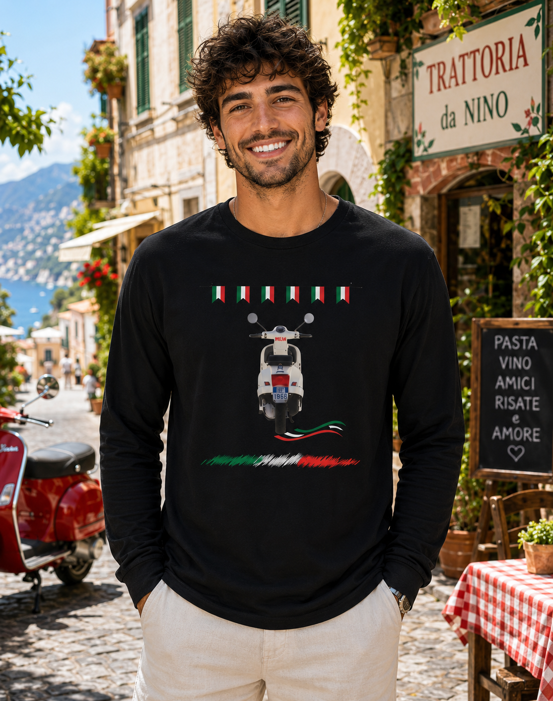 Viva Italia Long Sleeve Tee