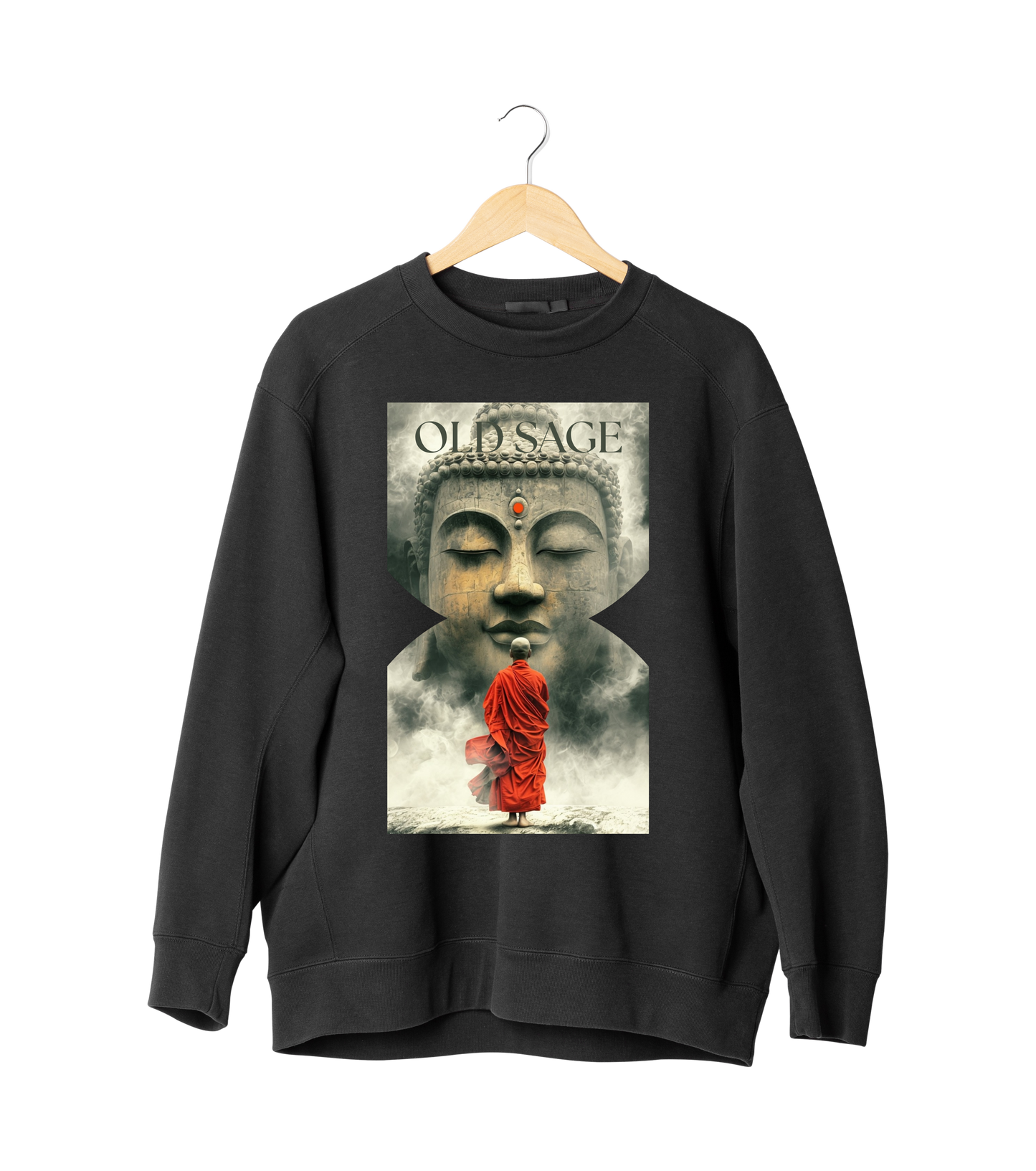 ✅ AU/NZ Spiritual Buddha Crewneck Sweatshirt - Unisex Heavy Blend™ SAGE