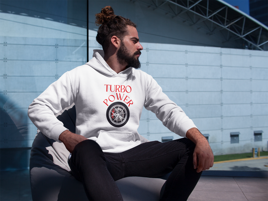 ✅ AU/NZ Turbo Power! Hoodie for Car Enthusiasts, Unisex Sweatshirt, Perfect Gift for Motorsports Fans, Streetwear, Racing Apparel