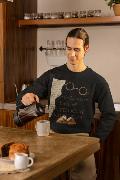 ✅ AU/NZ Literary Lounge Sweatshirt - Antisocial Book Club Style