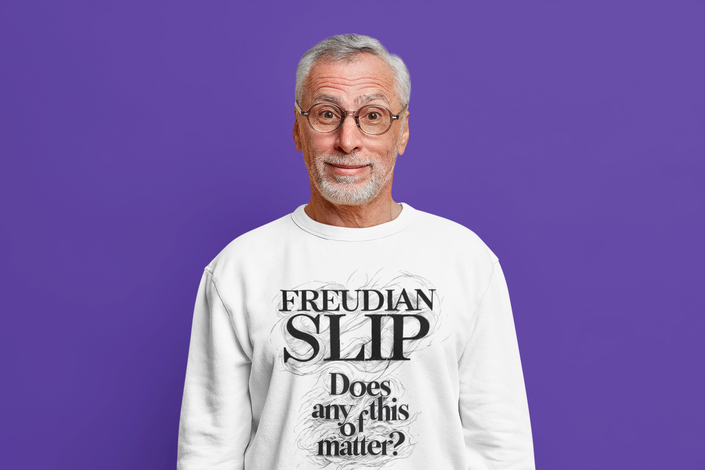 ✅ AU/NZ Freudian Slip Crewneck Sweatshirt - Unisex Psychology Humour-Perfect for Psychiatrists, Psychologists or Inquisitive Minds!