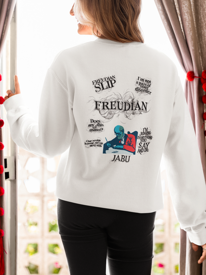 ✅ AU/NZ Freudian Slip Crewneck Sweatshirt - Unisex Psychology Humour-Perfect for Psychiatrists, Psychologists or Inquisitive Minds!