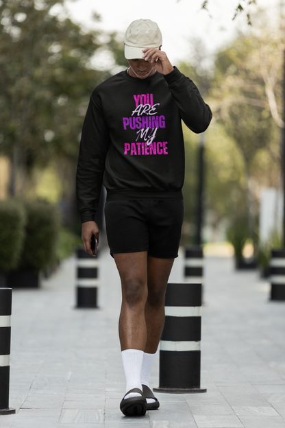 ✅ AU/NZ Patience Pushing Unisex Crewneck Sweatshirt, Antisocial Sweatshirt, Gift for Youself, Cozy Lounge Wear, Back Off Antisocial!