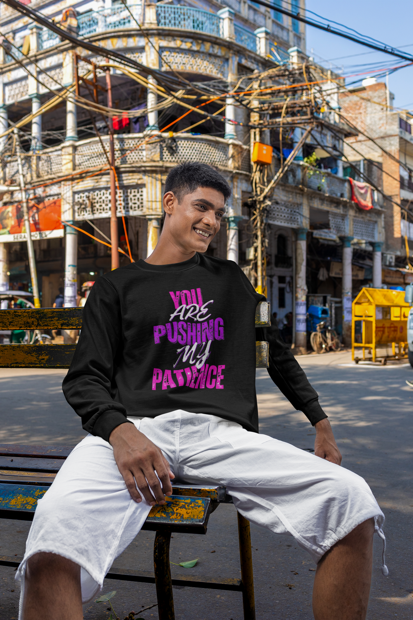 ✅ AU/NZ Patience Pushing Unisex Crewneck Sweatshirt, Antisocial Sweatshirt, Gift for Youself, Cozy Lounge Wear, Back Off Antisocial!