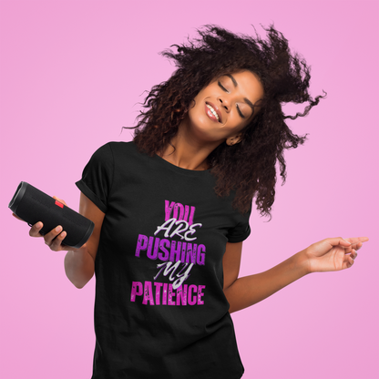 ✅ AU/NZ As Colour 5001-PATIENCE! - ANTISOCIAL Funny Graphic T-Shirt for Adults, Casual Wear, Gift for Friends, Birthday Present, Statement Tee, Humor Apparel, Trendy Top
