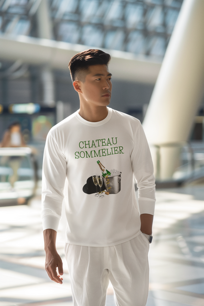 ✅ AU/NZ Chic Wine Lover Sweatshirt - Perfect for Wine Tastings, CHATEAU SOMMELIER!