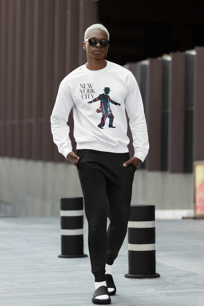 ✅ AU/NZ New York City Graphic Sweatshirt, Cozy Crewneck Sweatshirt, NYC Fashion, Music Lover Gift, Unisex Sweatshirt, Urban Style Apparel