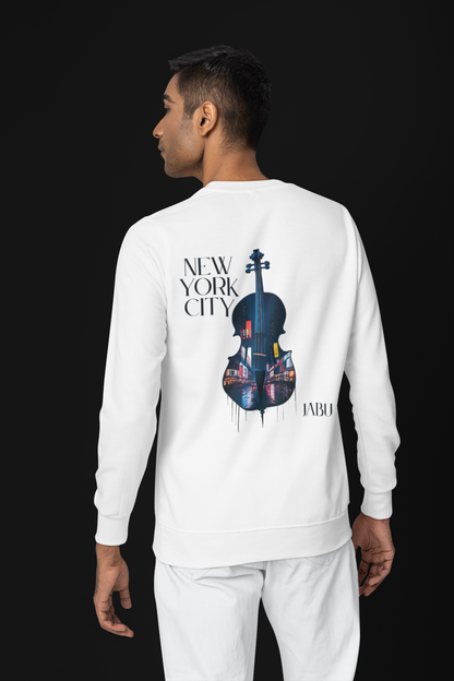 ✅ AU/NZ NYC Art-Inspired Unisex Crewneck Sweatshirt | Urban Style, Cozy Gift, Music Lover, City Explorer, Casual Wear