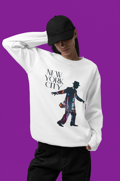 ✅ AU/NZ NYC Art-Inspired Unisex Crewneck Sweatshirt | Urban Style, Cozy Gift, Music Lover, City Explorer, Casual Wear