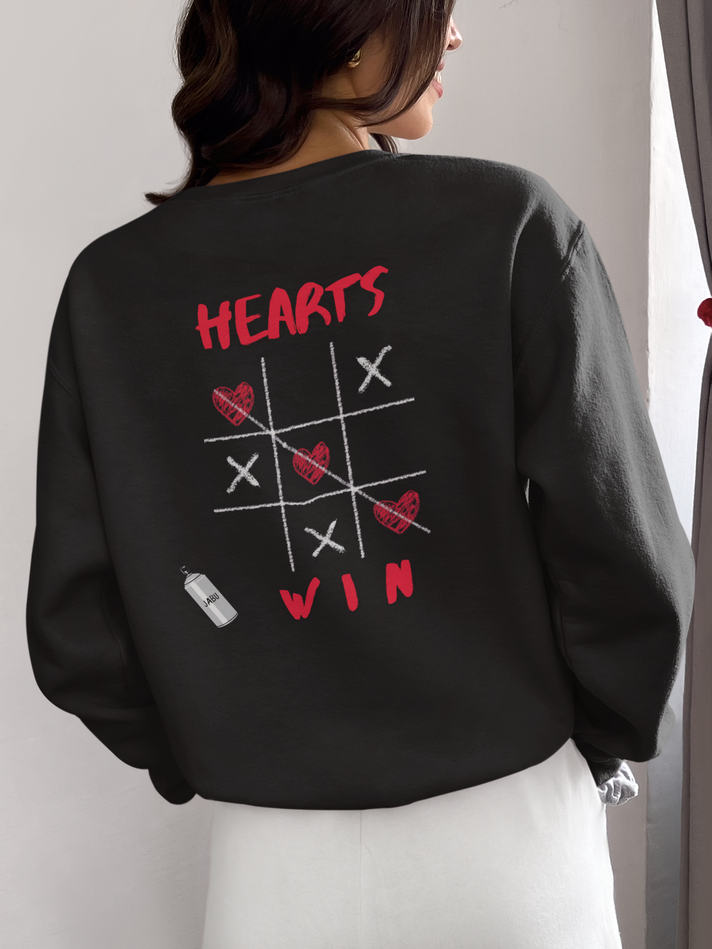 ✅ AU/NZ Cute Love Sweatshirt - I Love You Obviously & Hearts Win