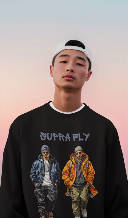 ✅  AU/NZ  Comfort Colours 1717, Unisex Garment-Dyed T-Shirt - Urban Street Style with JABU Graphic Supra Fly